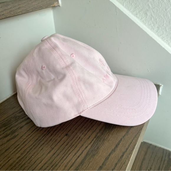 NWOT Anine Bing Jeremy Baseball Cap Hat in Pale Pink - Picture 2 of 6